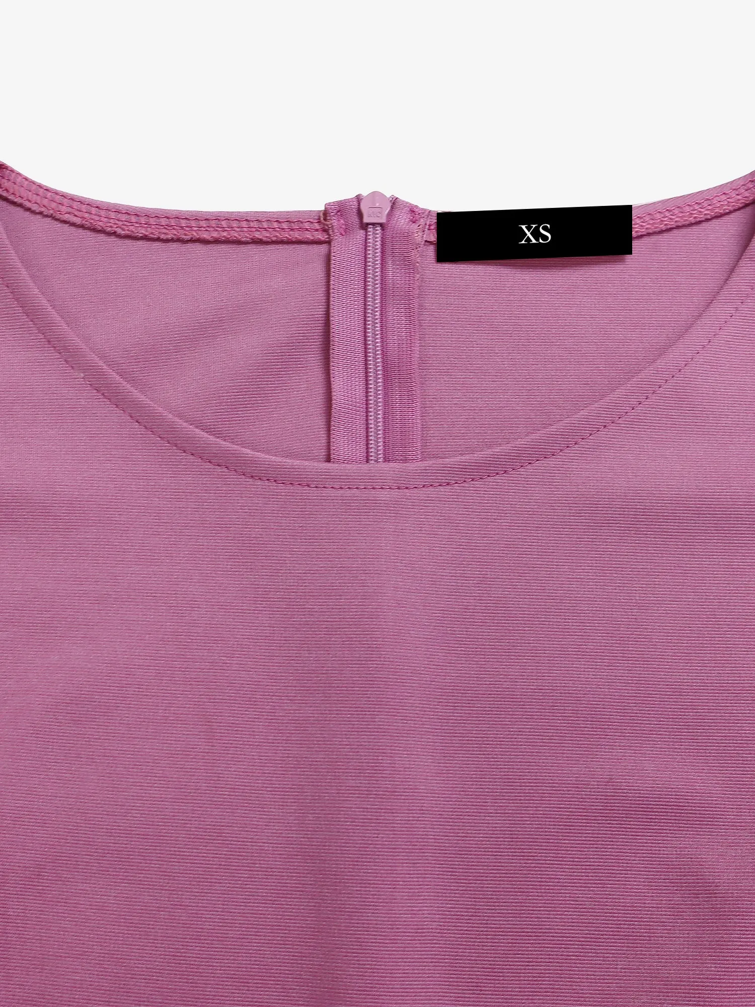 Round Neck Mid Sleeve Pleated Belted A-Line Dress sold by Allegra K product image thumbnail 4