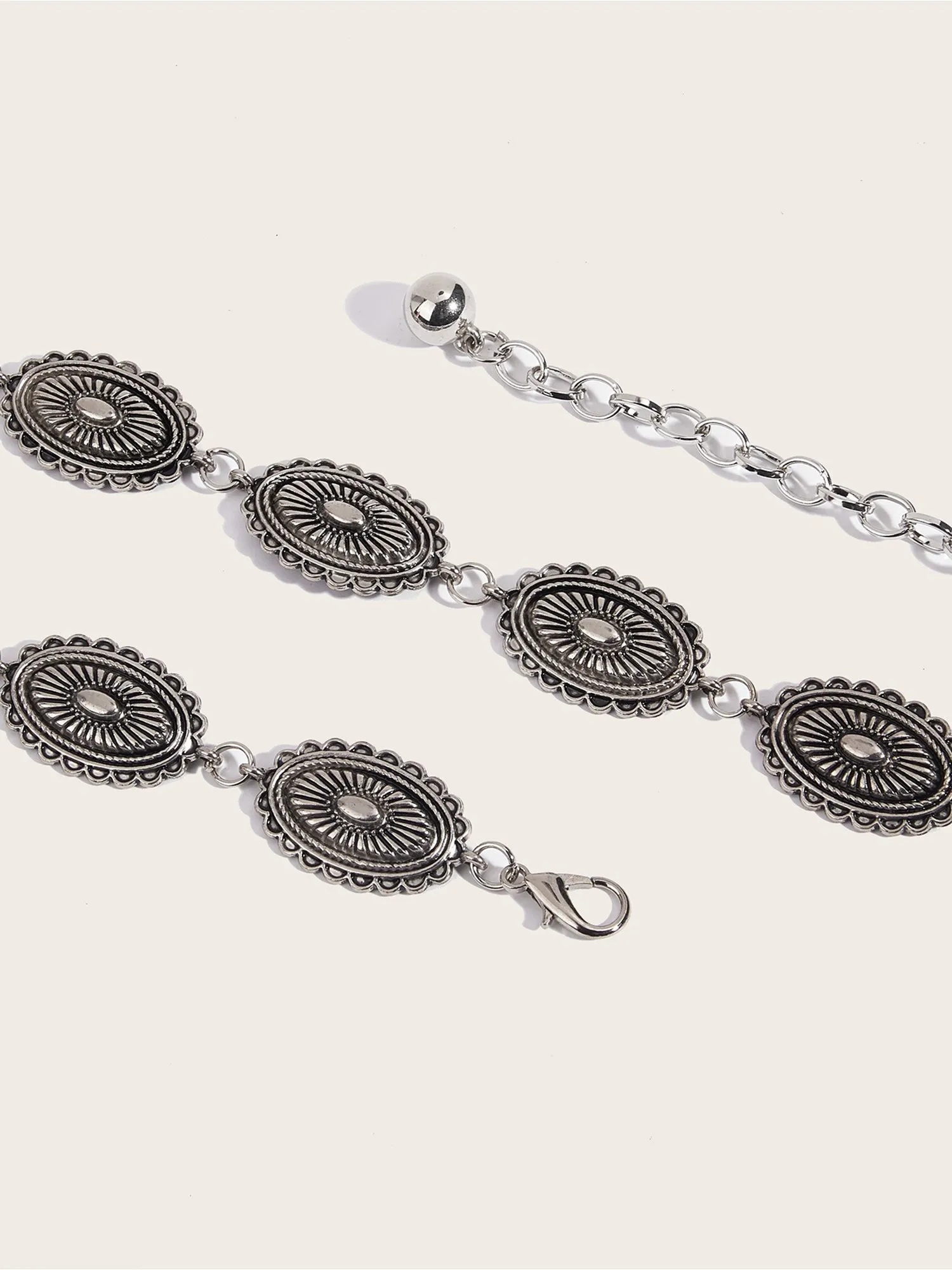 Women's Oval Shape Decorative Chain Belt sold by Allegra K product image thumbnail 4