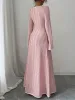 Colorblock Square Neck Long Sleeves Textured Dress sold by Allegra K