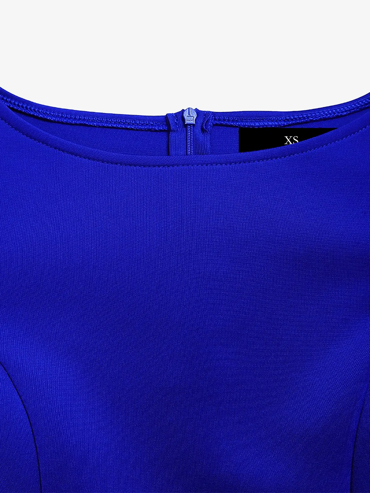 Round Neck Puff 3/4 Sleeves A-Line Midi Dress sold by Allegra K product image thumbnail 4