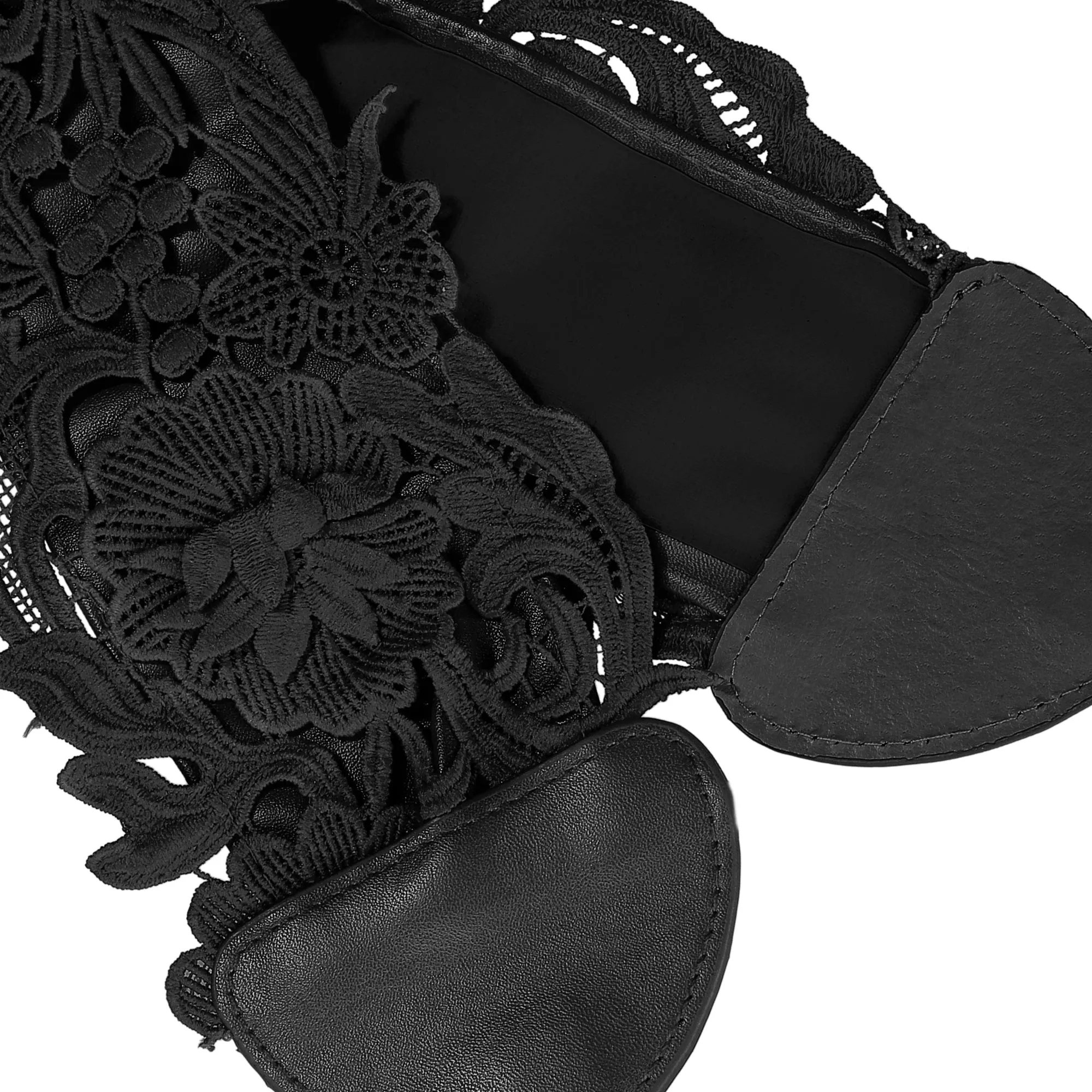 Women's 2Pcs Lace Wide Waist Belt Wrap Around Obi Corset Belts Bowknot for Dresses sold by Allegra K product image thumbnail 3