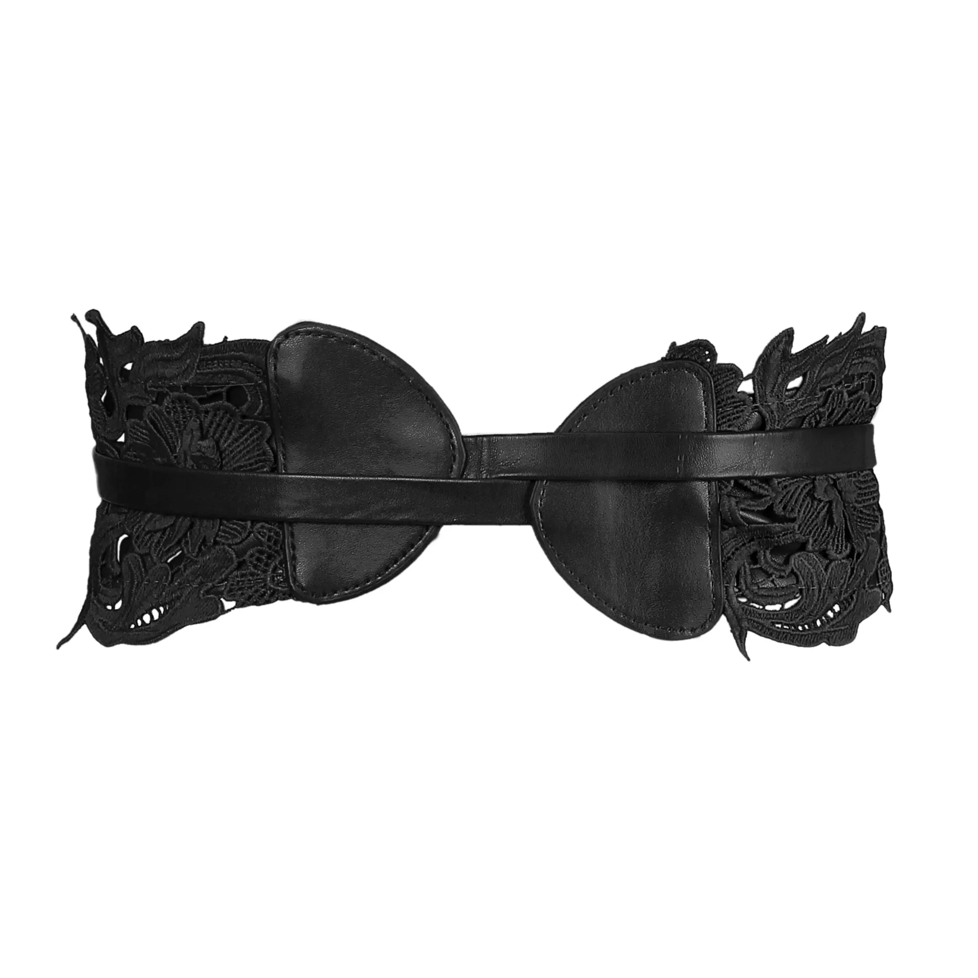 Women's 2Pcs Lace Wide Waist Belt Wrap Around Obi Corset Belts Bowknot for Dresses sold by Allegra K product image thumbnail 2