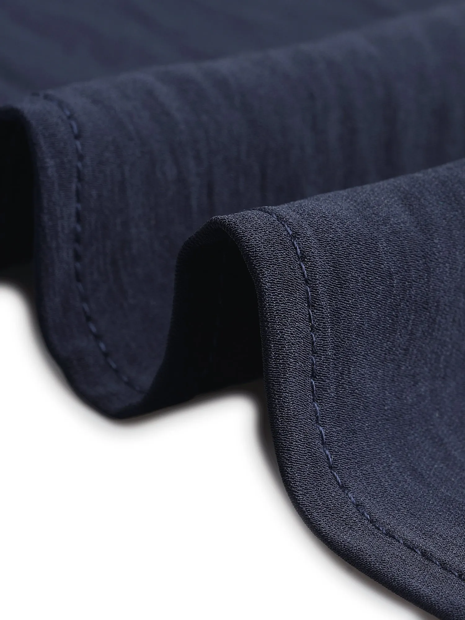 Crew Neck Striped Patchwork Long Sleeves A-Line Casual Midi Dress sold by Allegra K product image thumbnail 5