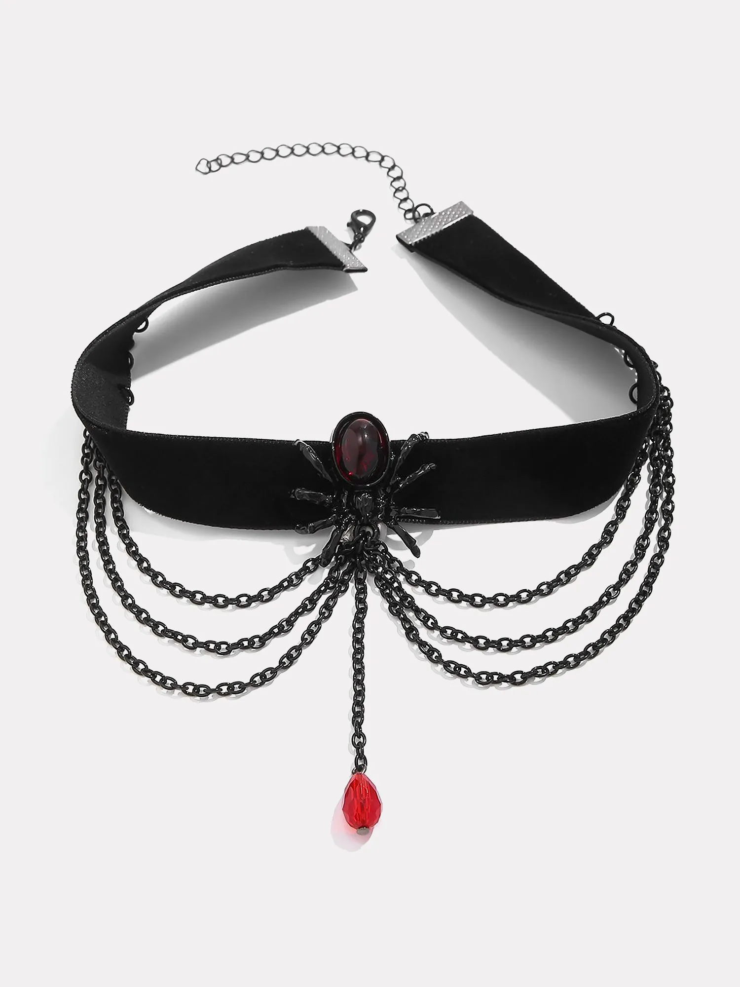 Halloween Spider Gothic Chain Choker Necklace sold by Allegra K product image thumbnail 5