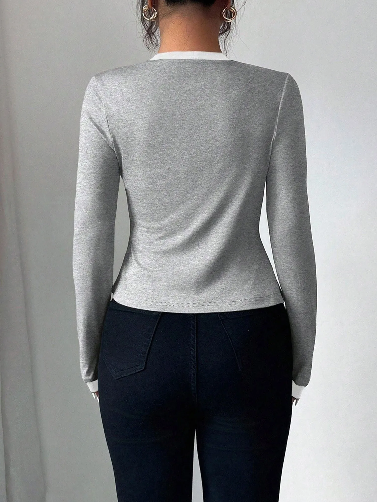 2 Pieces Colorblock Sleeveless Top & Long Sleeves Open Front Jacket Set sold by Allegra K product image thumbnail 2