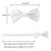 Adjustable Pre-tied Solid Party Prom Tuxedo Bowknot Bowtie sold by Allegra K