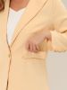 Solid Casual Blazer Lapel Collar Button Long Sleeve Work Jacket sold by Allegra K