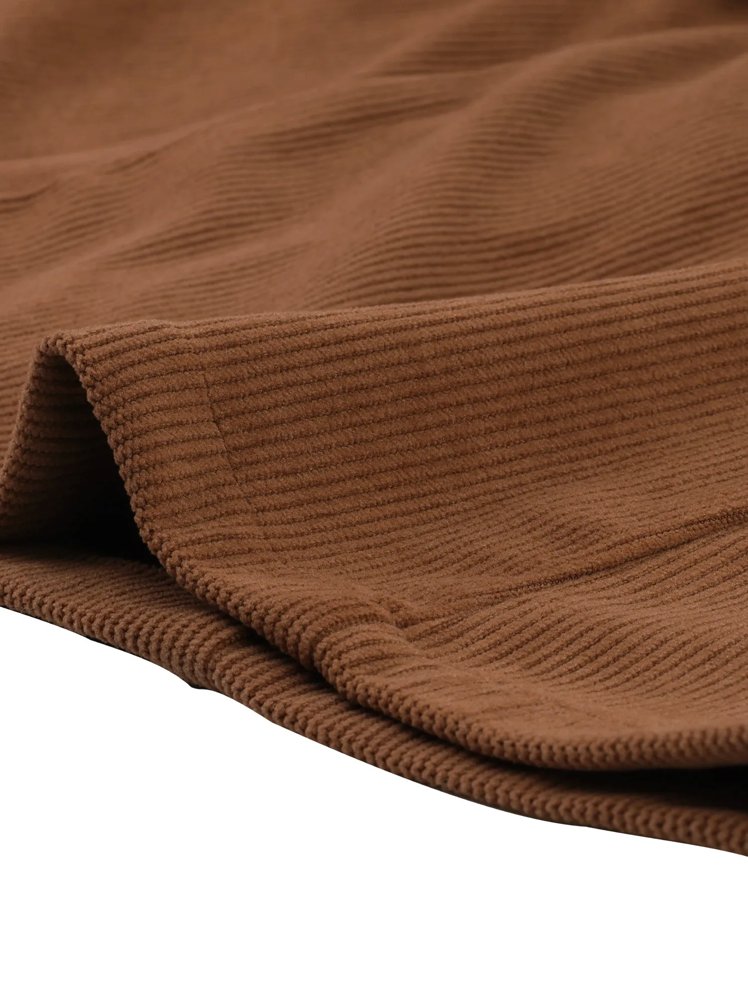 Corduroy Overall Scoop Neck Sleeveless Button Pinefore Dress sold by Allegra K product image thumbnail 3