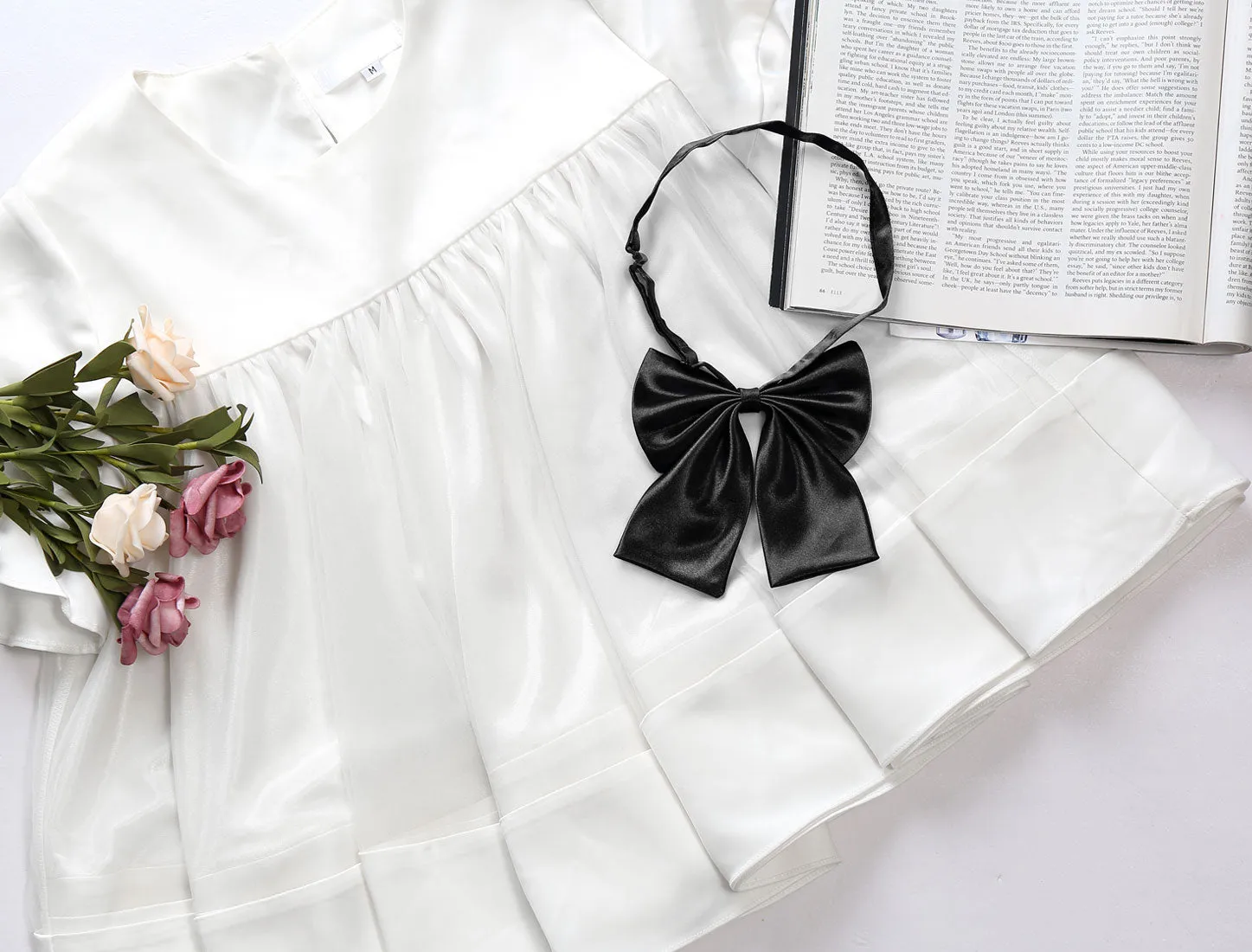 Pre-Tied Bowknot Bow Tie Adjustable Bowtie Solid Color sold by Allegra K product image thumbnail 5