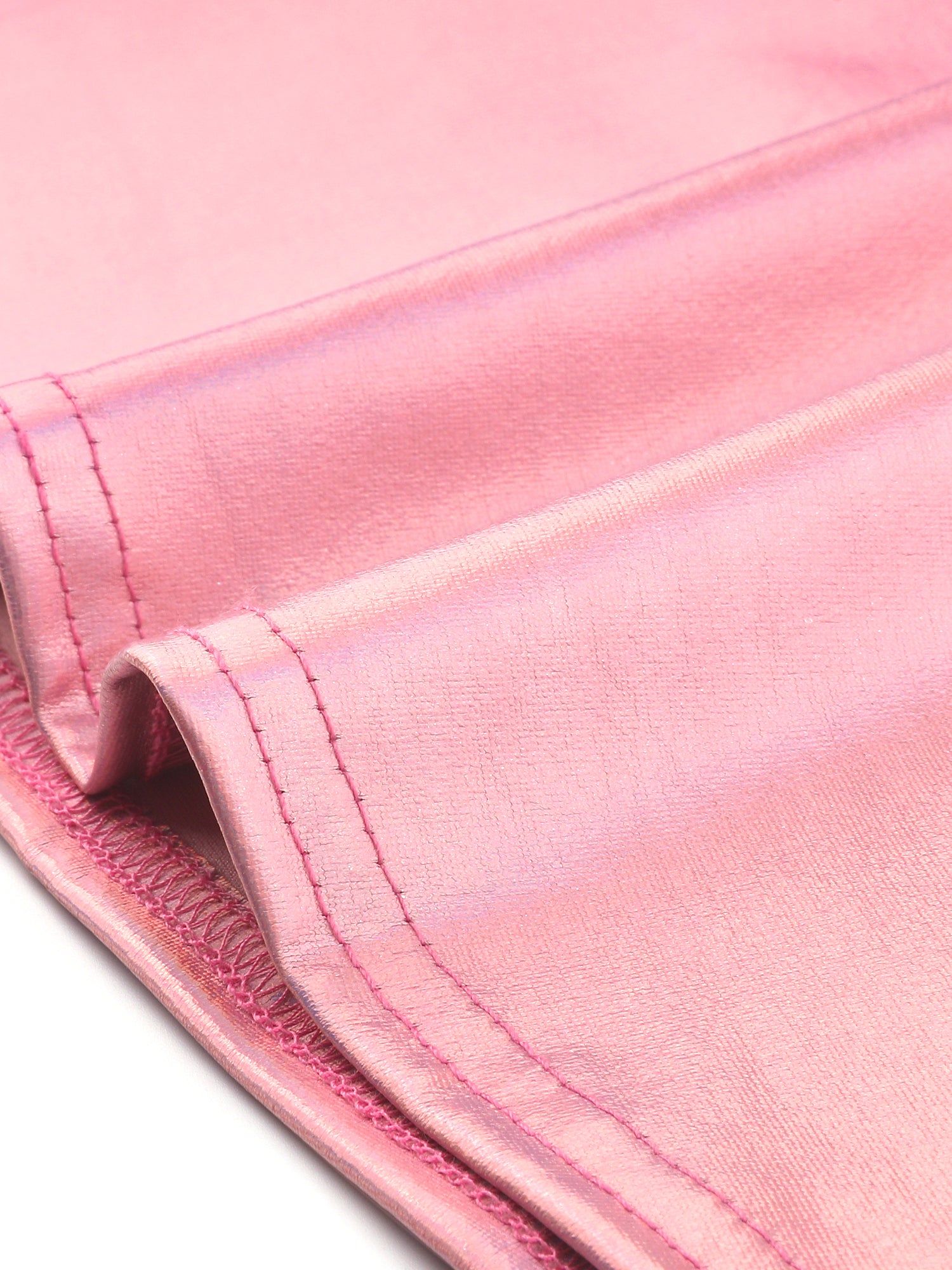 Metallic High Waist Flared Pleated Sparkle Holographic Midi Skirt sold by Allegra K product image thumbnail 4