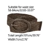 Womens Woven Wide Waist Dress Decor Adjustable Belt sold by Allegra K