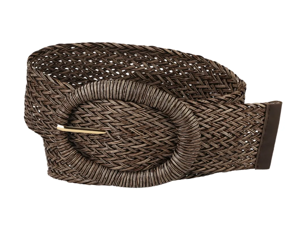 Womens Woven Wide Waist Dress Decor Adjustable Belt sold by Allegra K