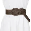 Womens Woven Wide Waist Dress Decor Adjustable Belt sold by Allegra K