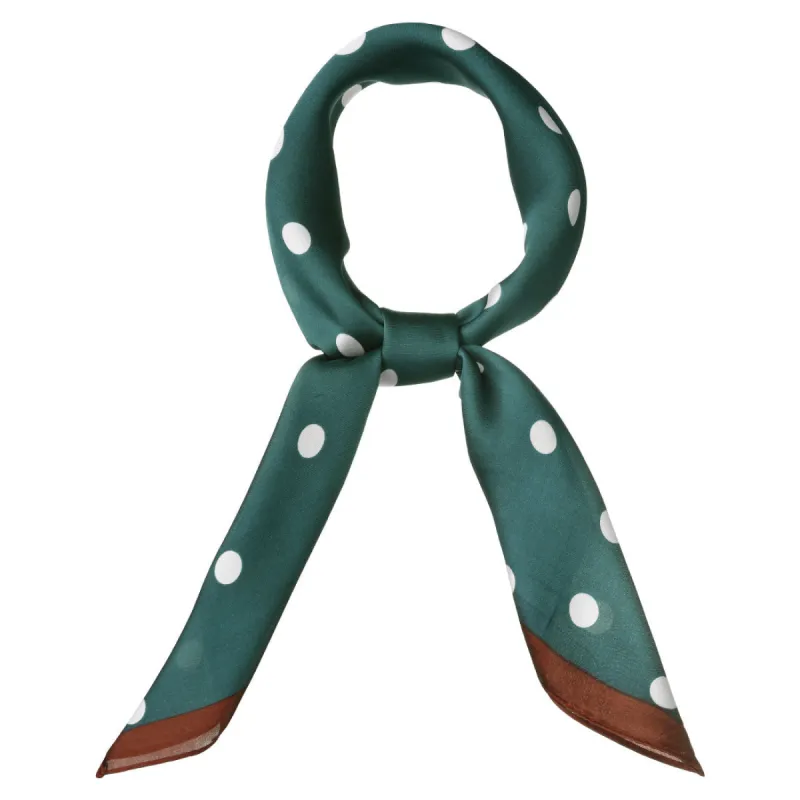 Polka Dots Square Scarf Neck Scarves Kerchief Neckerchief Headband sold by Allegra K