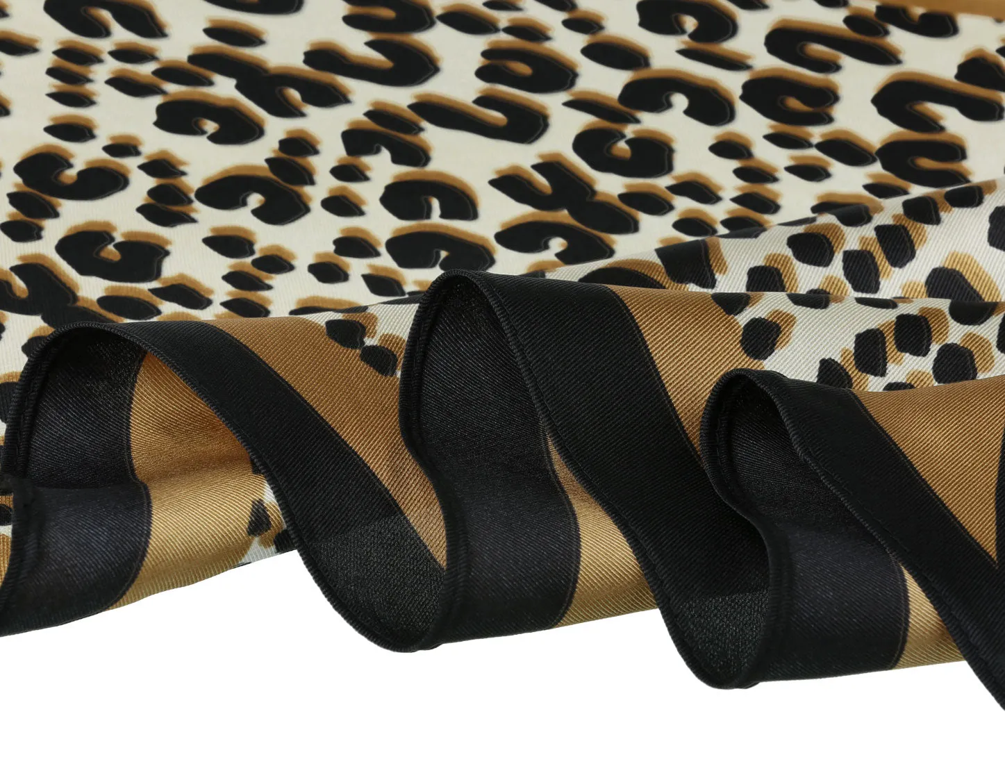 Leopard Print Rhombus Neck Scarf Scarves Wraps Neckerchief sold by Allegra K product image thumbnail 5