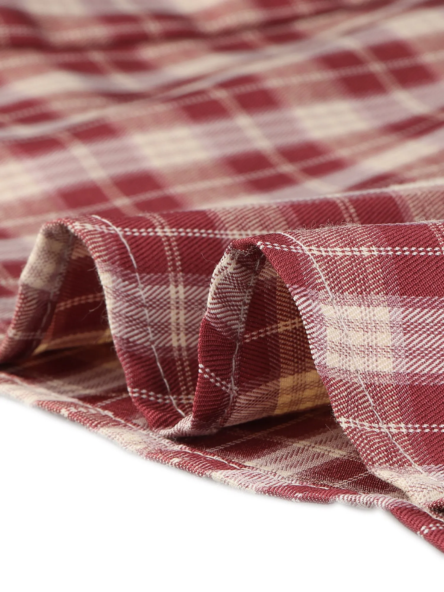 Vintage Plaid High Waist Pleated A-Line Midi Skirt sold by Allegra K product image thumbnail 5