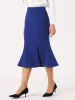 Bodycon High Waist Ruffle Hem Fishtail Mermaid Midi Skirt sold by Allegra K