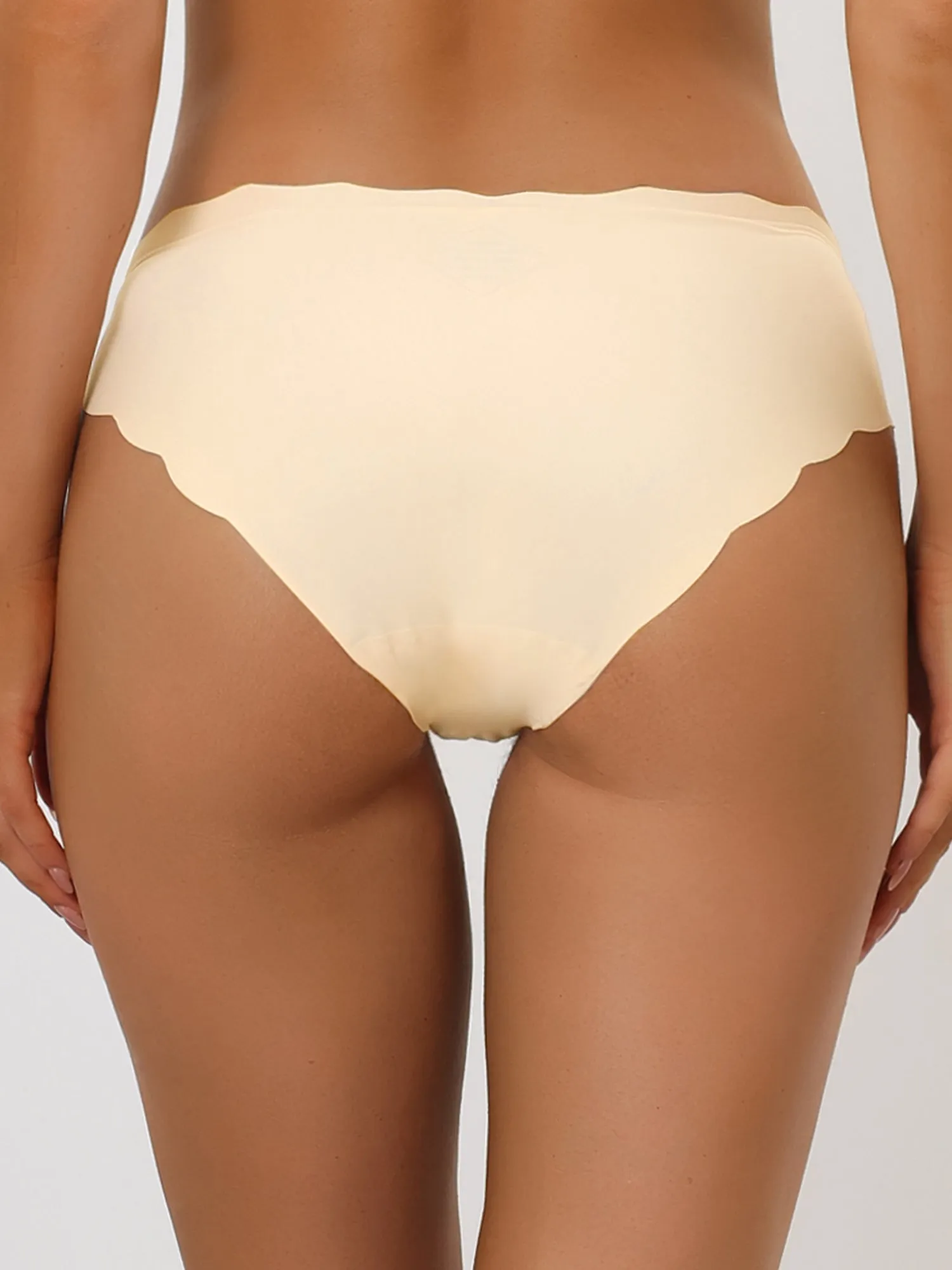 Panties for Women No Show Stretch Solid Underwear Invisible Brief sold by Allegra K product image thumbnail 4