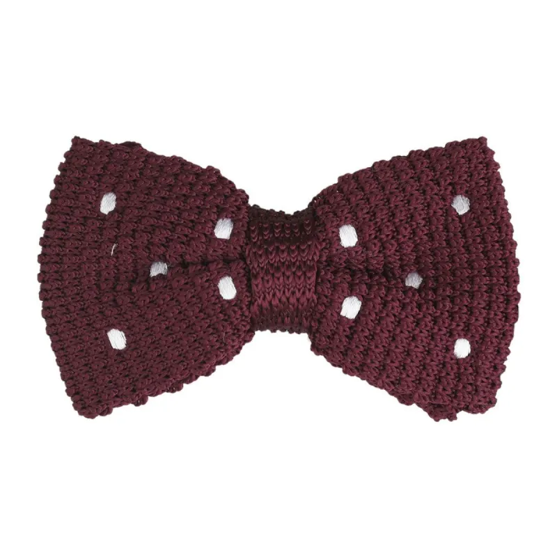 Men's Pre-tied Polka Dots Bowties Adjustable Strap Knitted Bow Tie sold by Allegra K