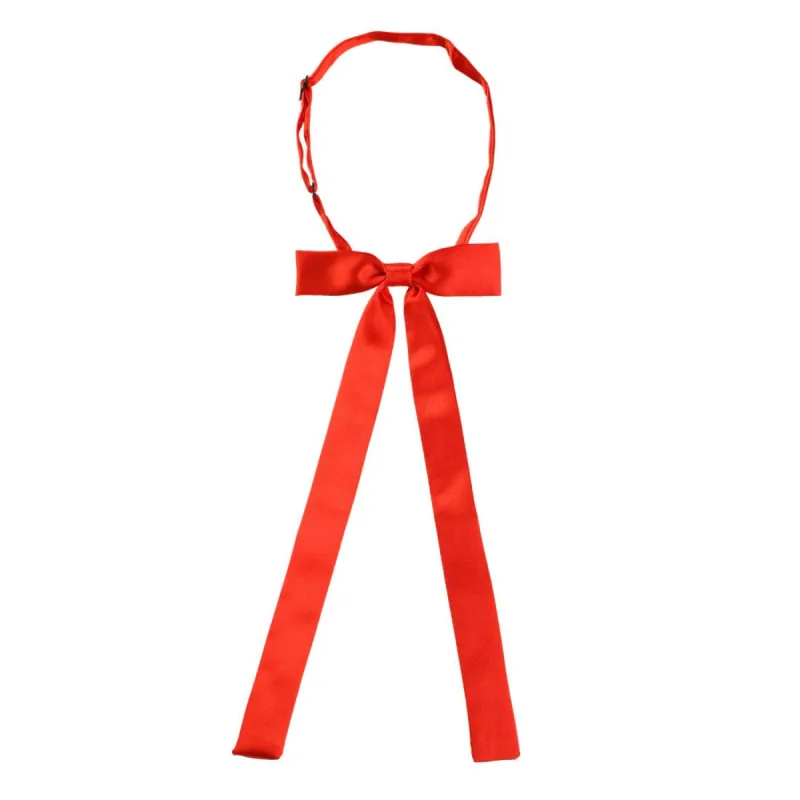 Women's Pre-Tied Adjustable String Bow Tie Solid Color Uniform Bowties sold by Allegra K