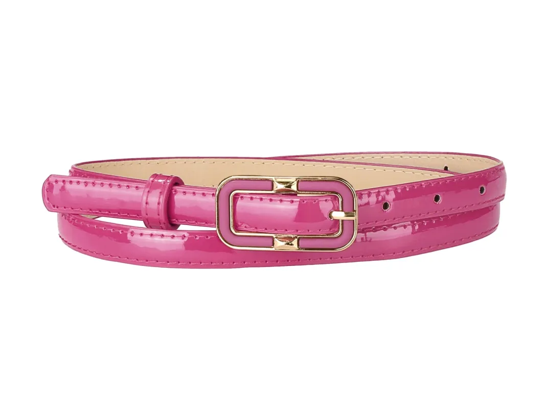 Women's Skinny Betls Casual PU Leather Belt for Dress Jeans Thin Waist Belt sold by Allegra K