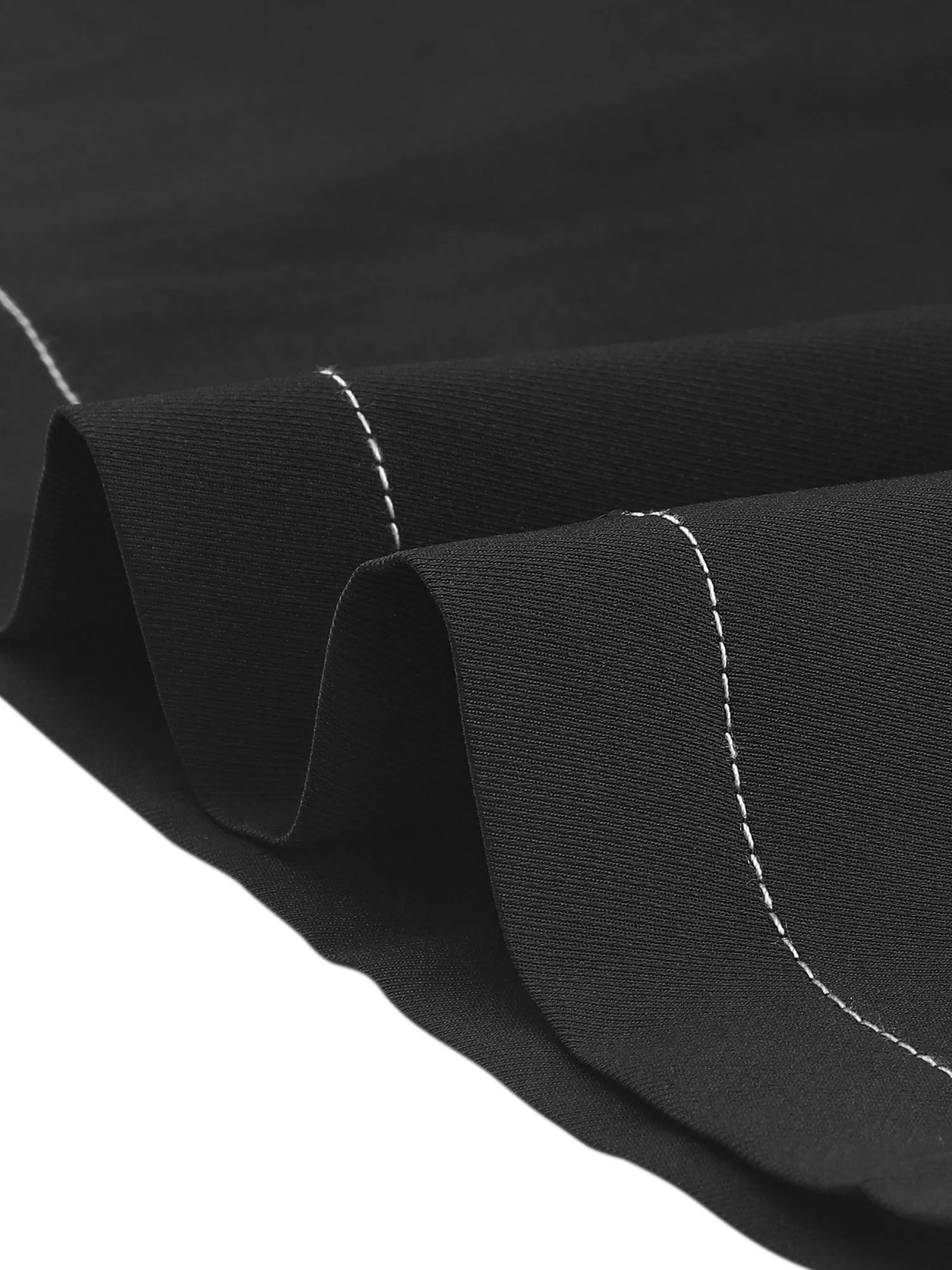 Peter Pan Collar Contrast Tie Belt Button Down Work Shirt Dress sold by Allegra K product image thumbnail 5