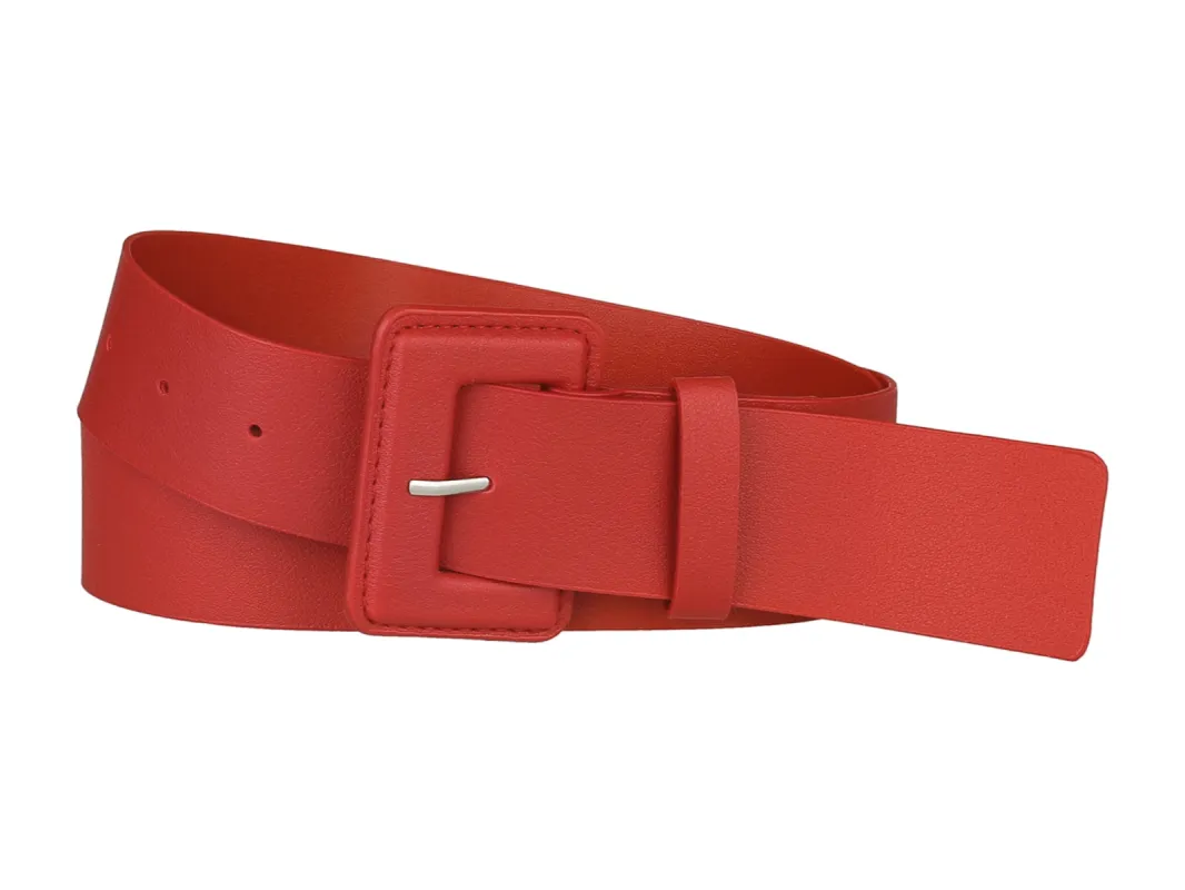 Ladies Waist Adjustable Rectangle Buckle Dress Belts sold by Allegra K