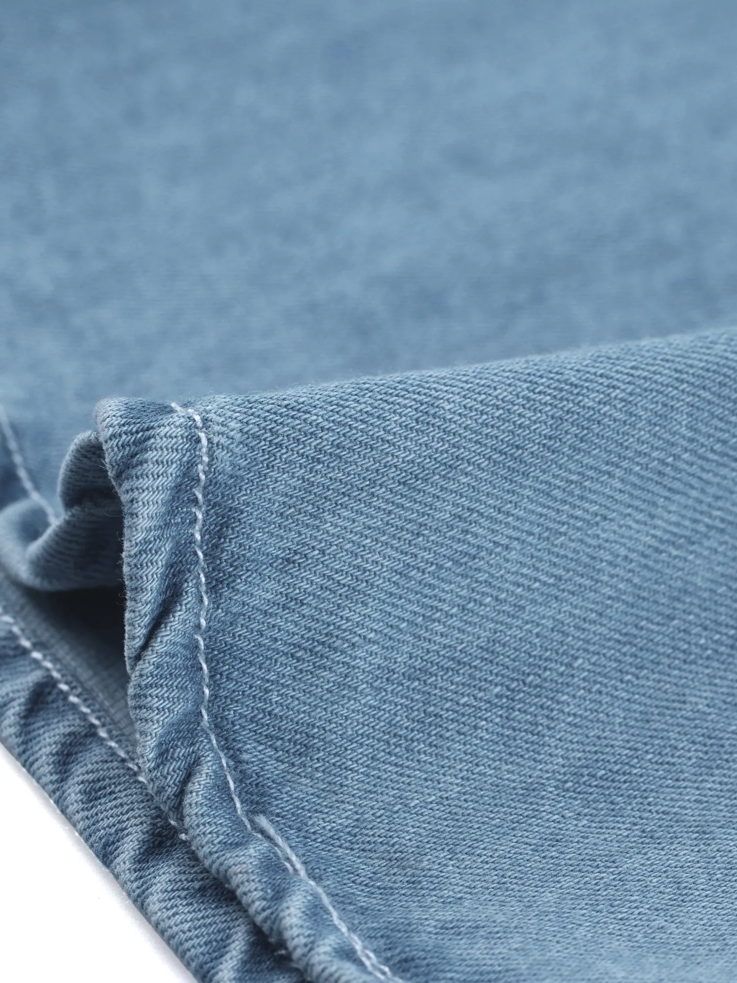 Classic Long Sleeve Button Down Casual Loose Denim Shirt sold by Allegra K product image thumbnail 4