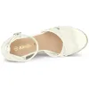 Lace Strapy Round Toe Espadrilles Wedges Sandals sold by Allegra K