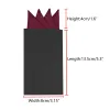 Pre-Folded Pocket Squares on Card Solid Triangles Suit Handkerchief sold by Allegra K