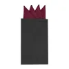 Pre-Folded Pocket Squares on Card Solid Triangles Suit Handkerchief sold by Allegra K