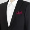 Pre-Folded Pocket Squares on Card Solid Triangles Suit Handkerchief sold by Allegra K