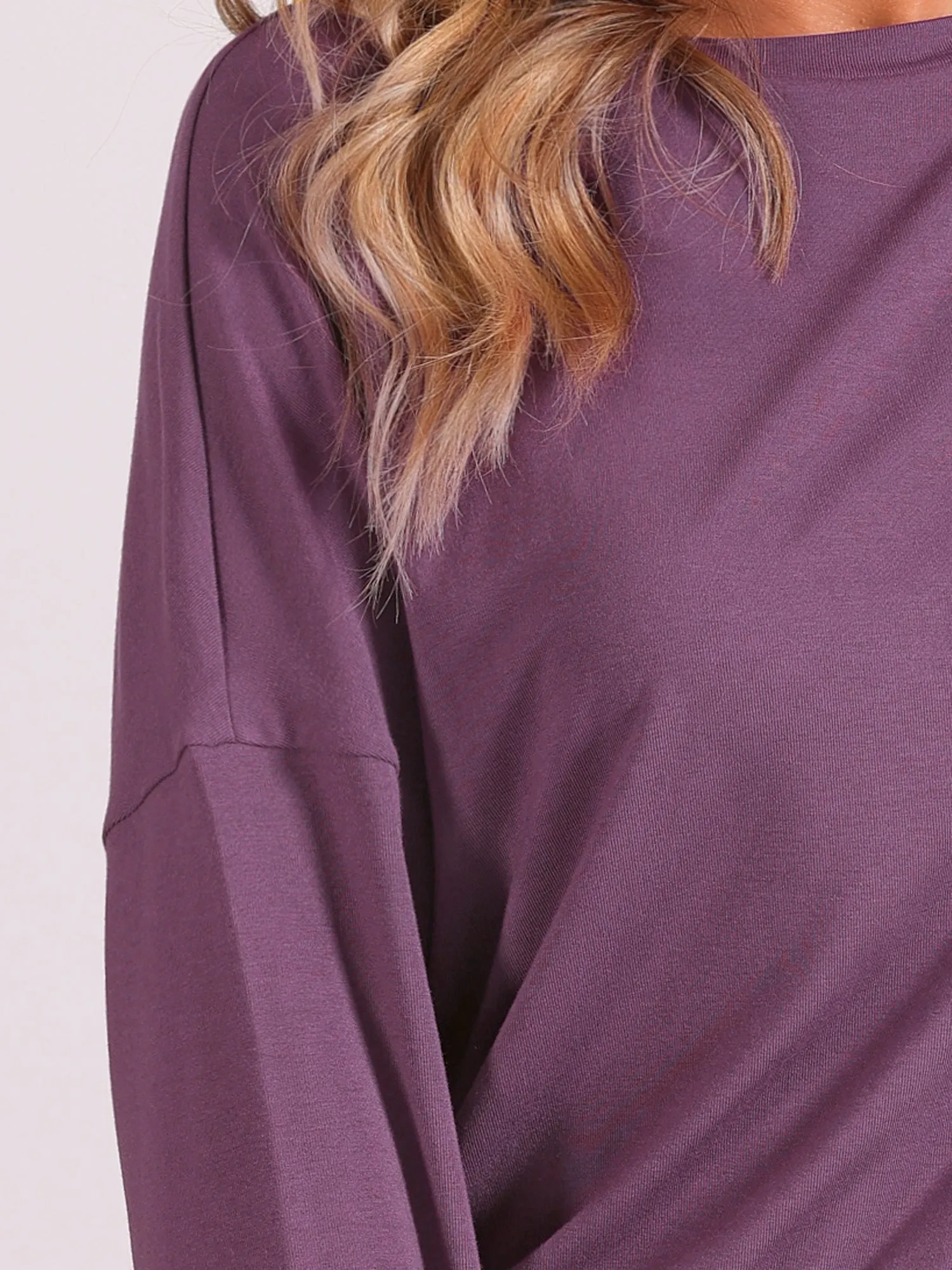 Long Sleeve Drop Shoulder Loose Pullover Blouse sold by Allegra K product image thumbnail 4