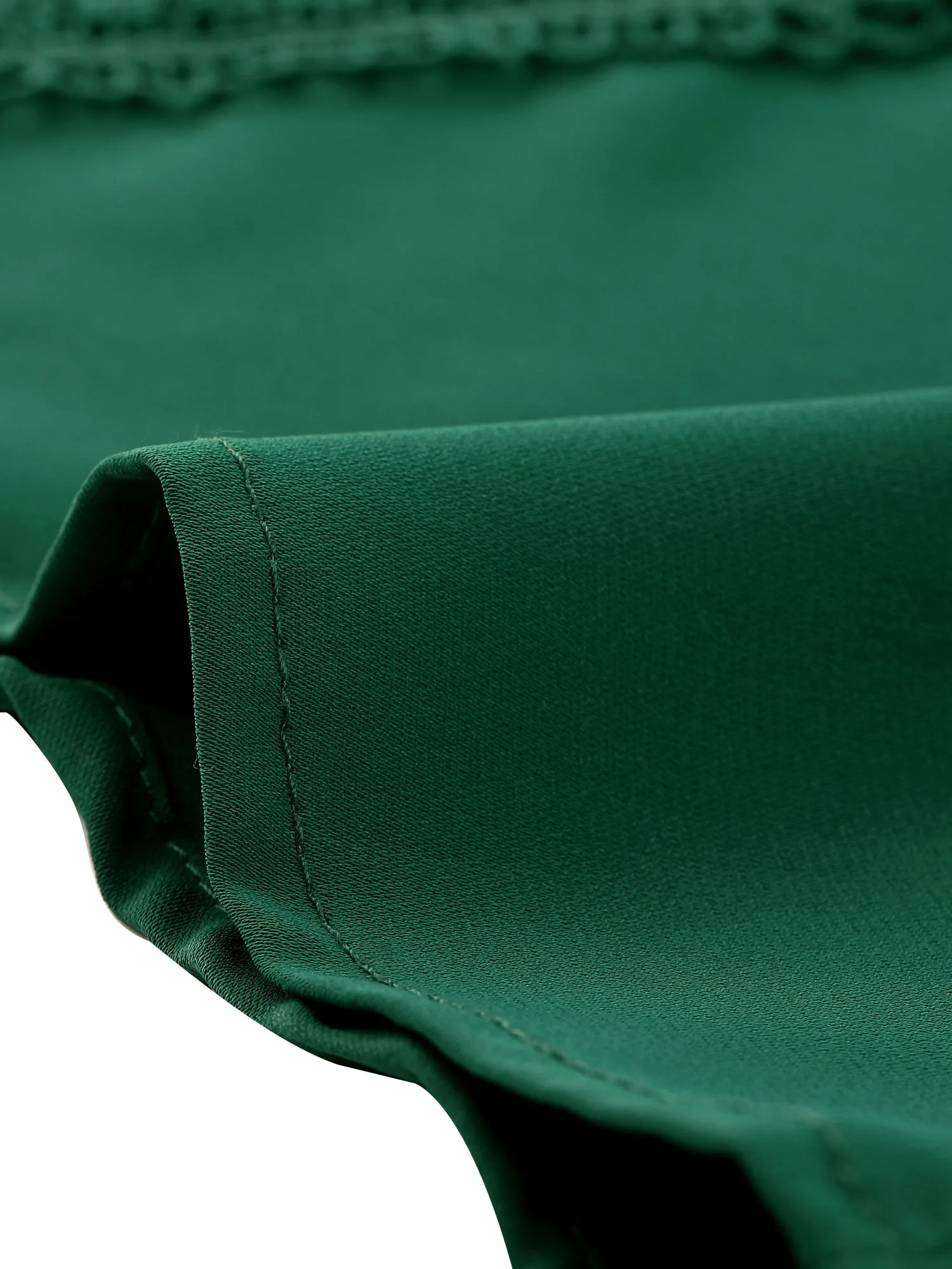 Button Down Shirt Lace Trim Long Sleeve Collared Work Blouse Top sold by Allegra K product image thumbnail 5