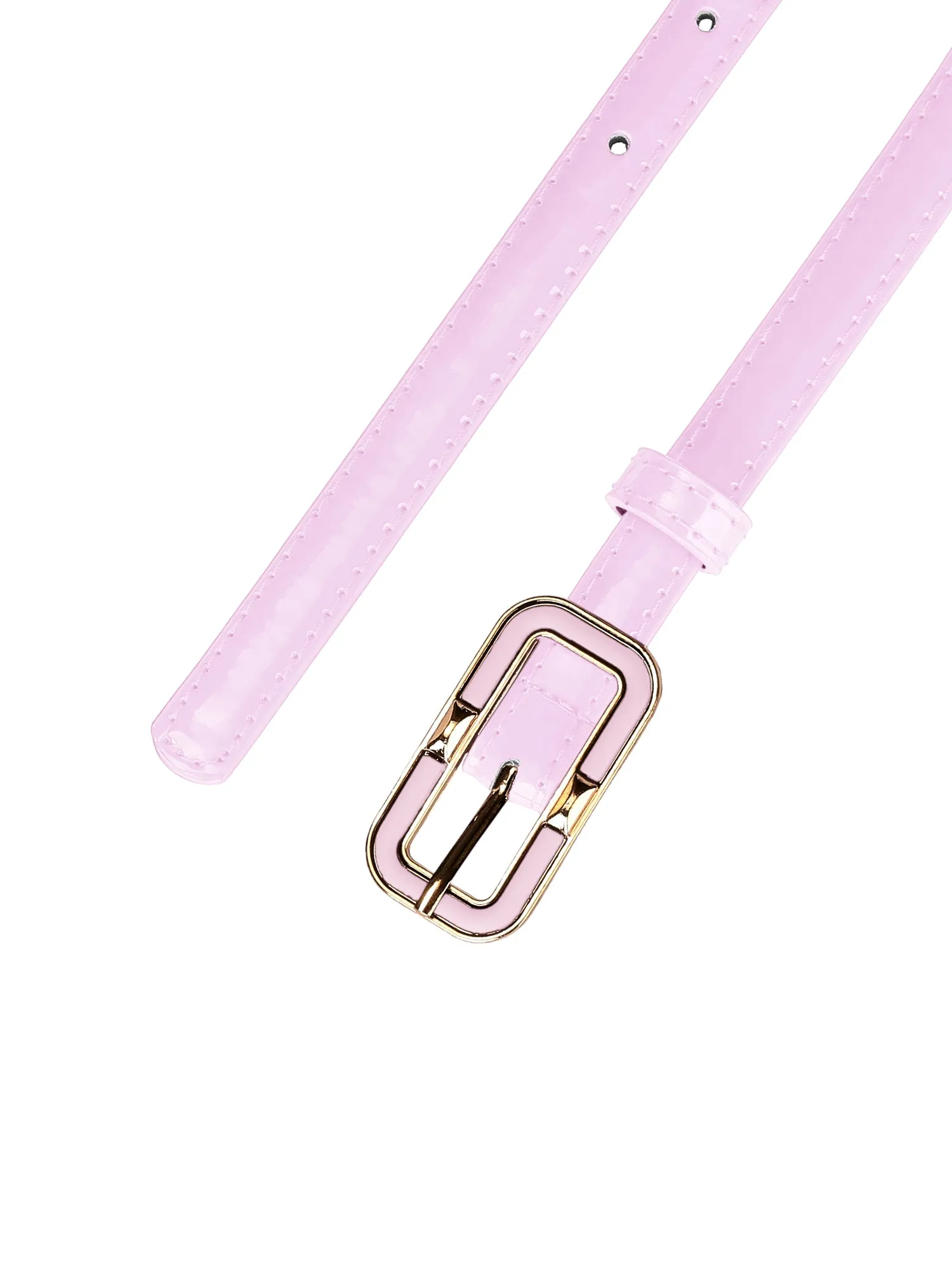 Skinny Casual PU Leather Dress Jeans Thin Waist Belt sold by Allegra K product image thumbnail 5