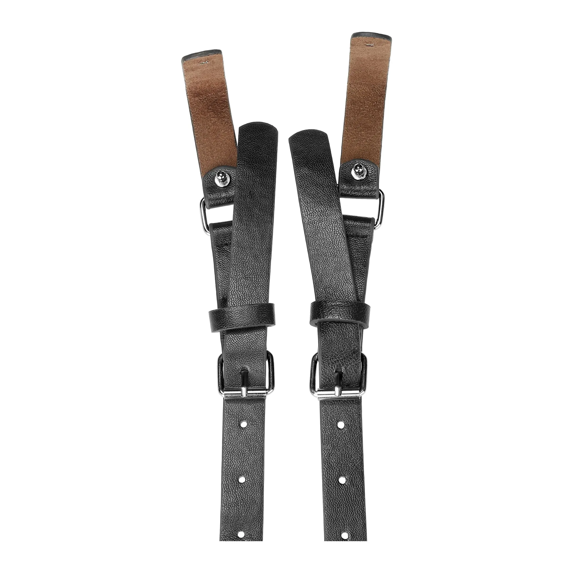 Vintage PU Leather Y Suspenders Adjustable Holes Belts sold by Allegra K product image thumbnail 3
