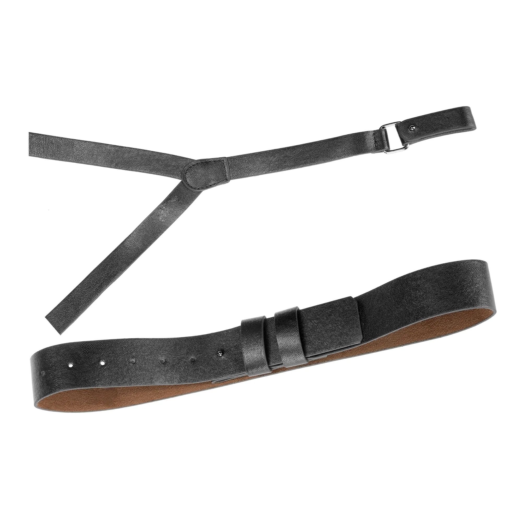 Vintage PU Leather Y Suspenders Adjustable Holes Belts sold by Allegra K product image thumbnail 4