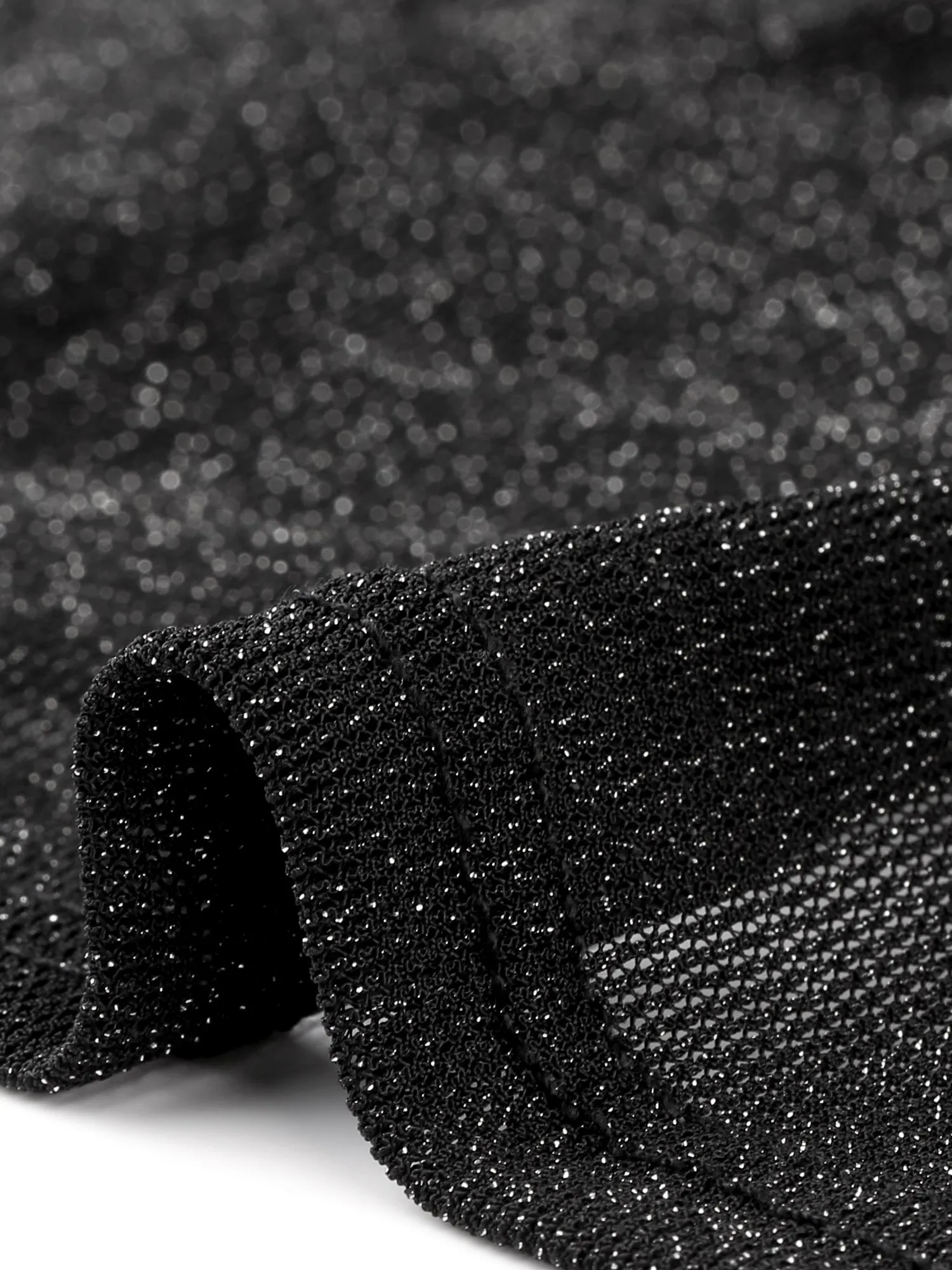 Glitter Tops Short Sleeve Knot Twist Crop Top sold by Allegra K product image thumbnail 4