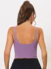 Women's Sports Bra Workout Fitness Longline Wireless Padded Yoga Tank Tops with Medium Support sold by Allegra K