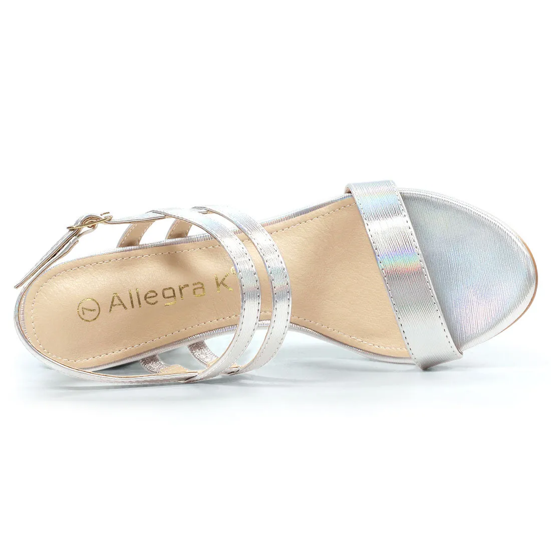 Open Toe Slingback Block Heel Ankle Strap Sandals sold by Allegra K product image thumbnail 5