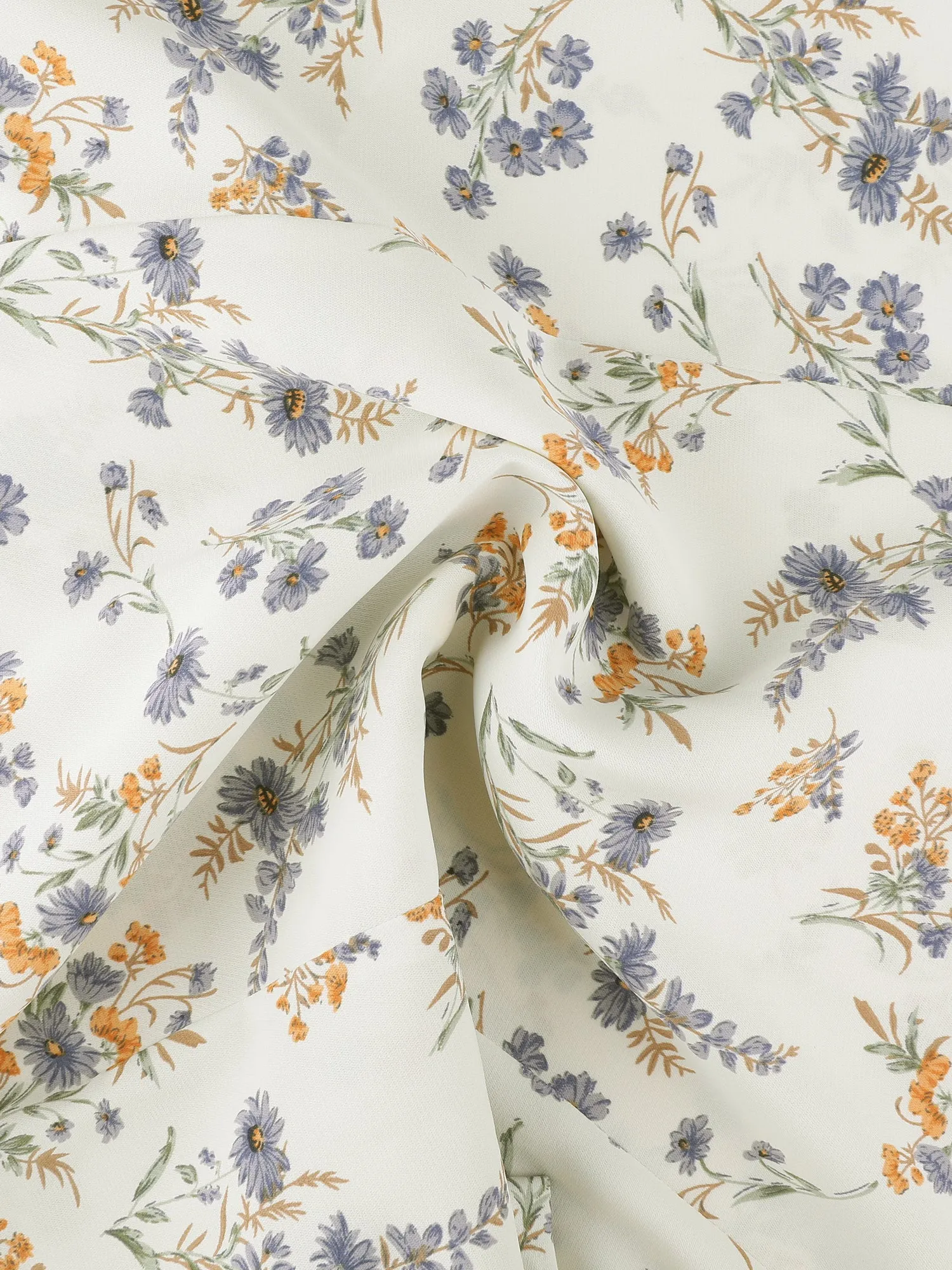 Floral Notched Lapel Summer Casual Button Up Short Sleeve Shirt sold by Allegra K product image thumbnail 4