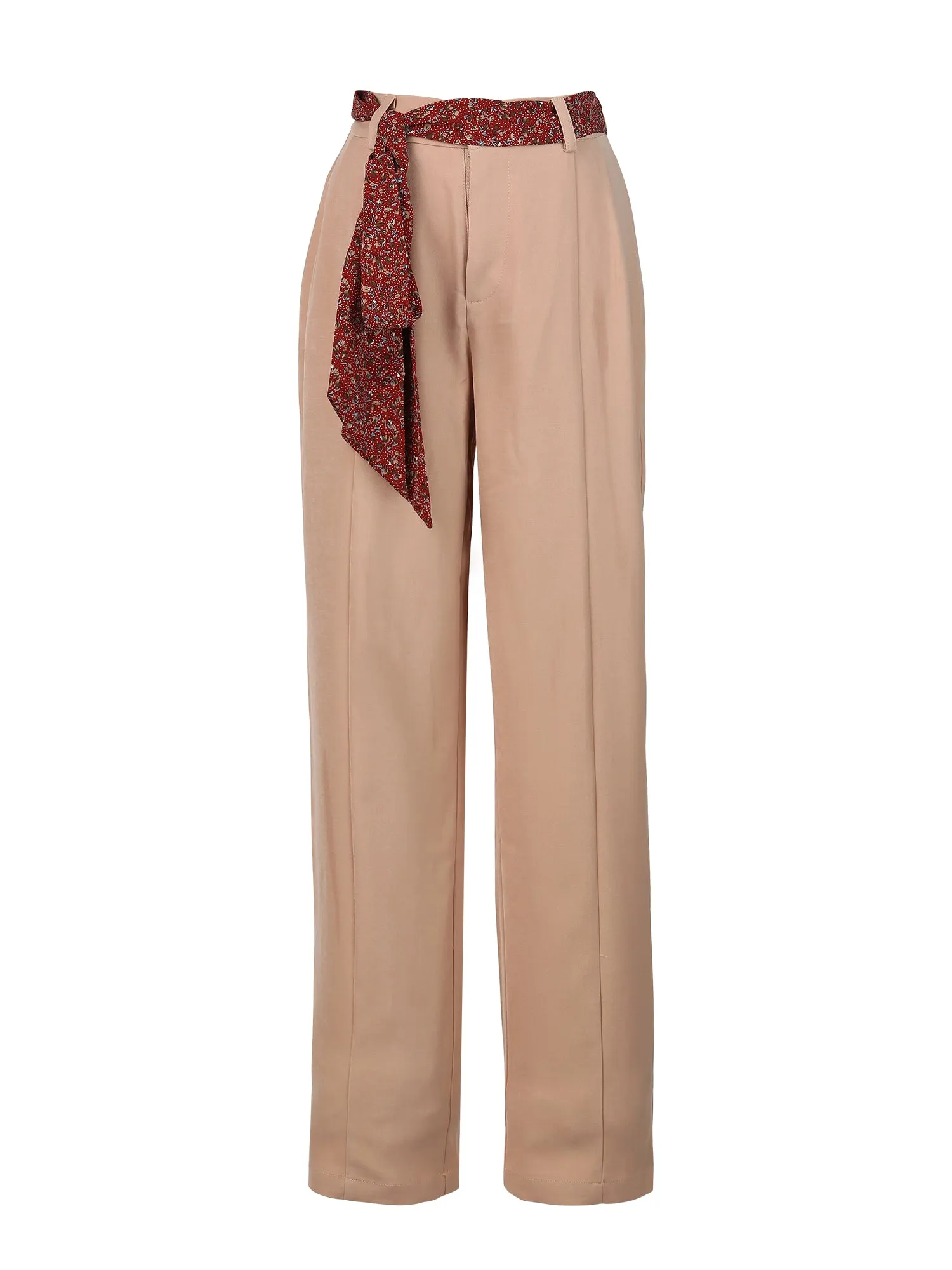 Elegant Pants Summer Elastic Back High Waisted Work Office Trousers sold by Allegra K product image thumbnail 2