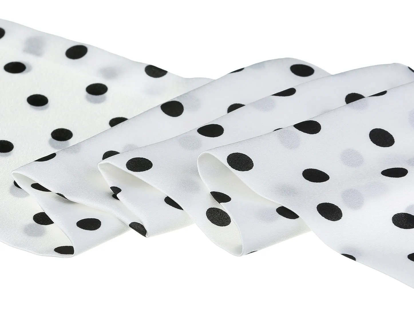 Retro Polka Dot Skinny Neck Scarves Wrap Long Neckerchief Hair Band sold by Allegra K product image thumbnail 4