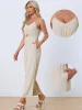 Casual Spaghetti Strap Cut Out Wide Leg Jumpsuit sold by Allegra K