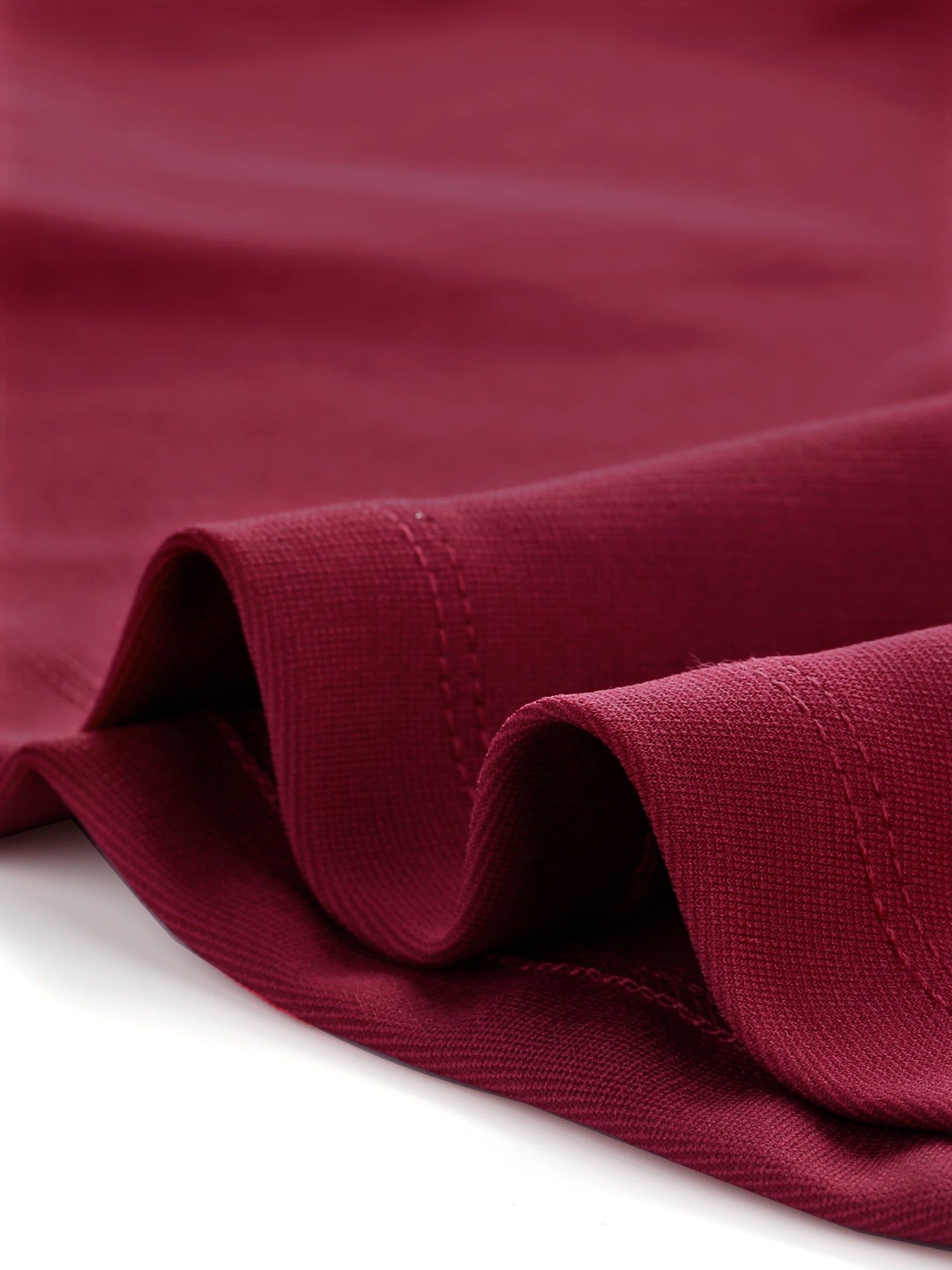 V Neck Long Sleeve Ruffle Hem Peplum Blouse Top sold by Allegra K product image thumbnail 5