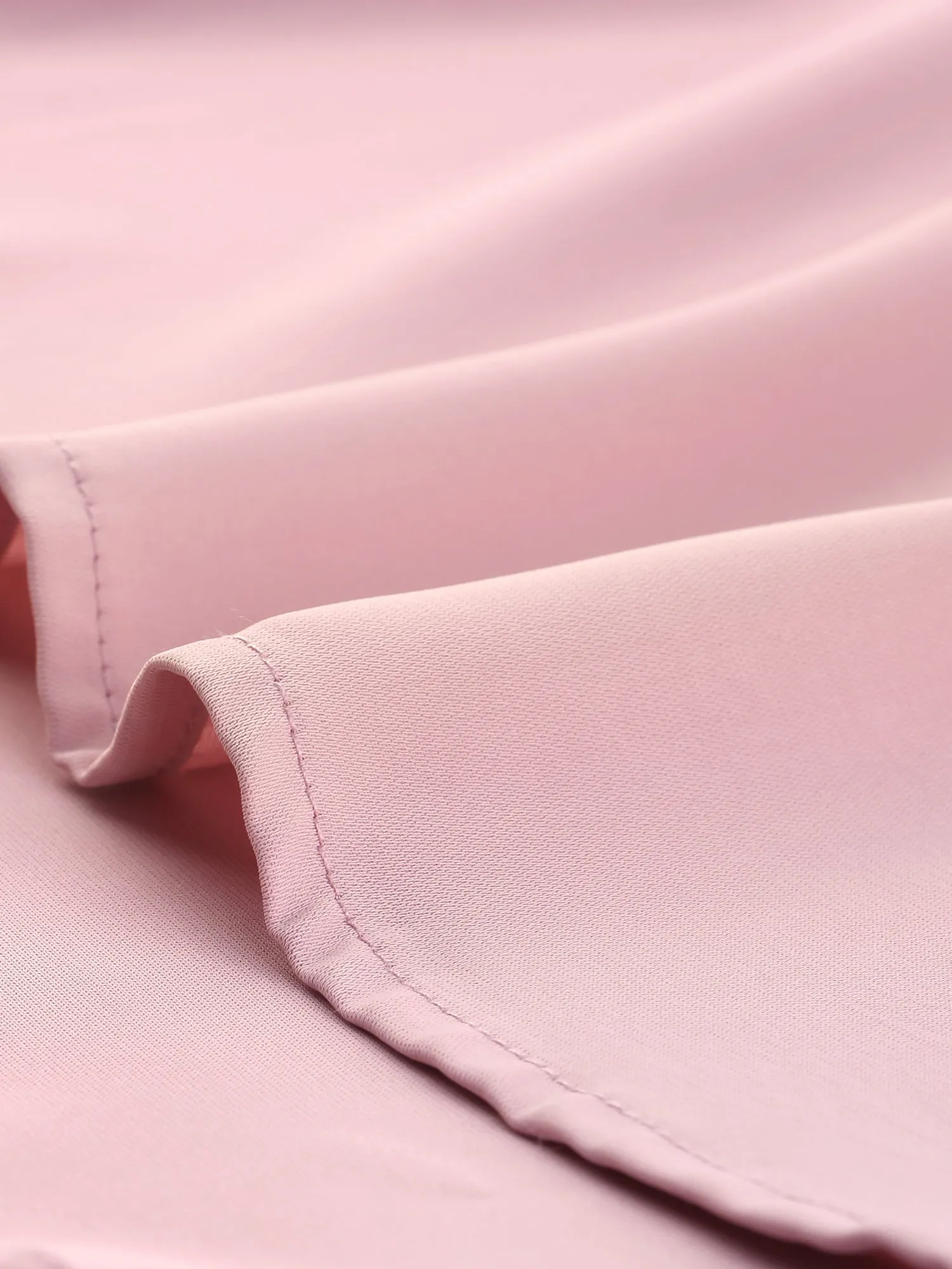 Mock Neck Asymmetrical Ruffle Hem Belted Peplum Chiffon Blouse sold by Allegra K product image thumbnail 4