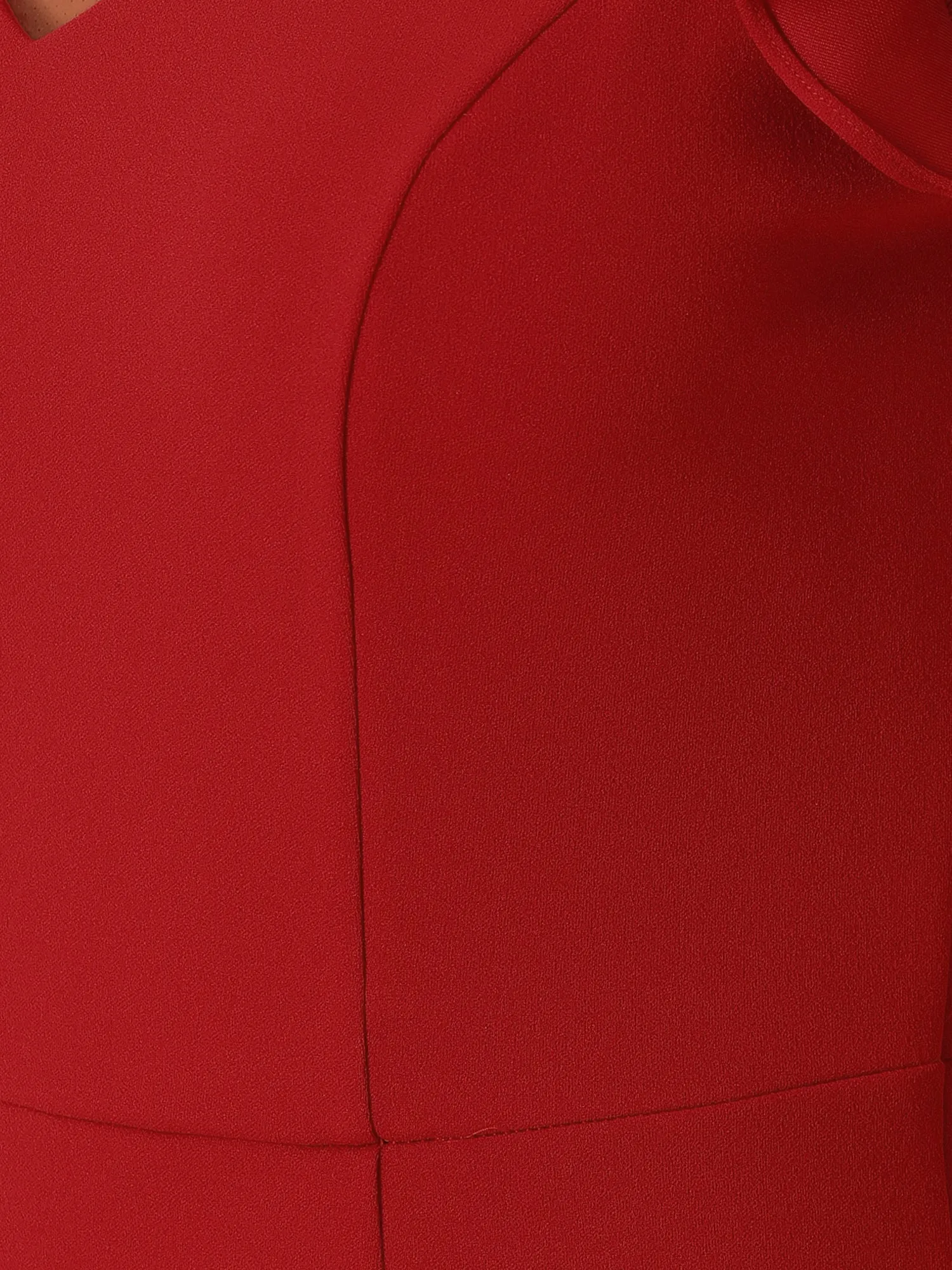 V Neck Ruffle Sleeve Irregular Hem Cocktail Midi Dress sold by Allegra K product image thumbnail 4