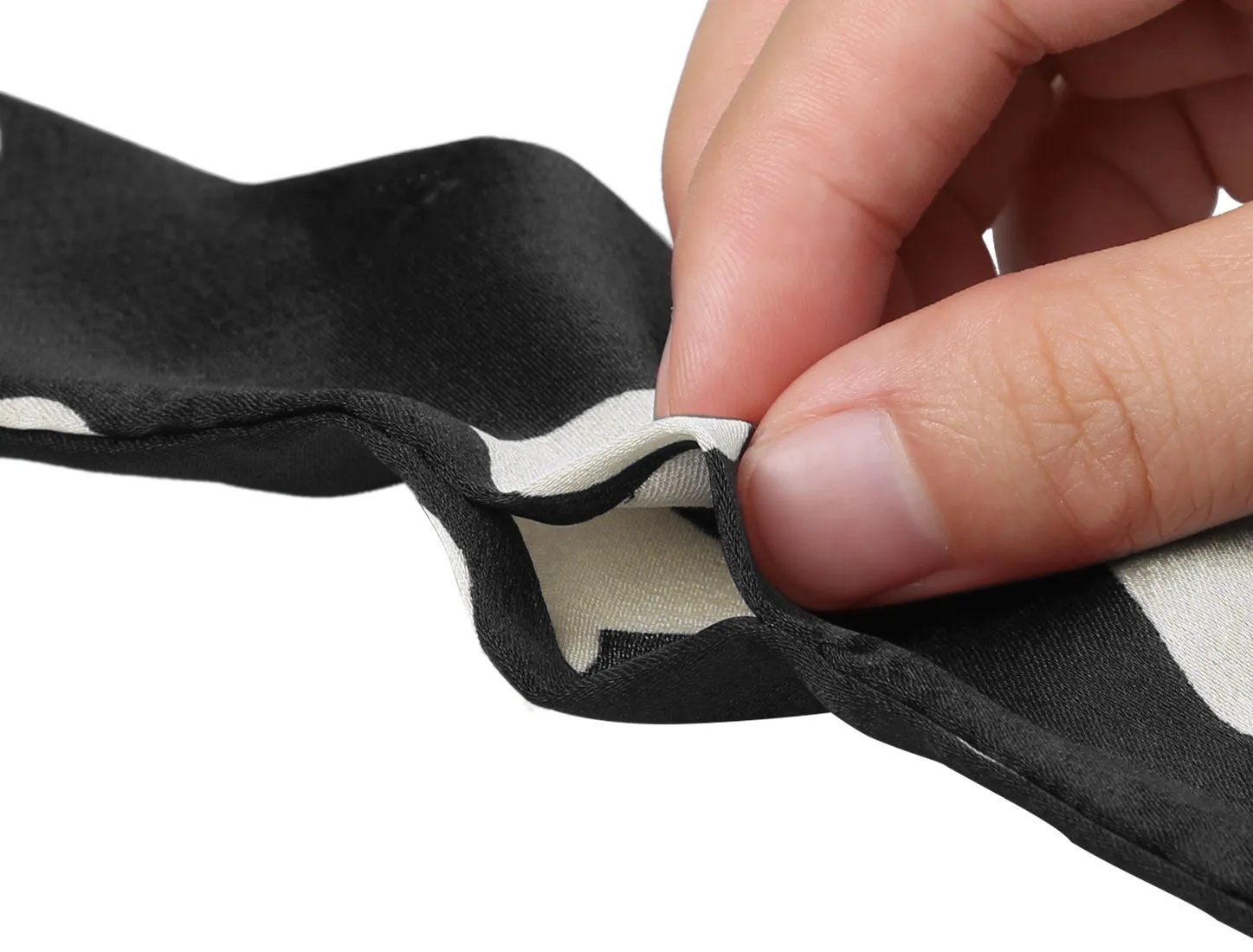 Skinny Ribbon Neckerchief Heart Pattern Narrow Headband sold by Allegra K product image thumbnail 4