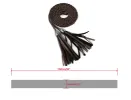 Tassel Braided Skinny Woven Waist Belts for Skirt Dress sold by Allegra K
