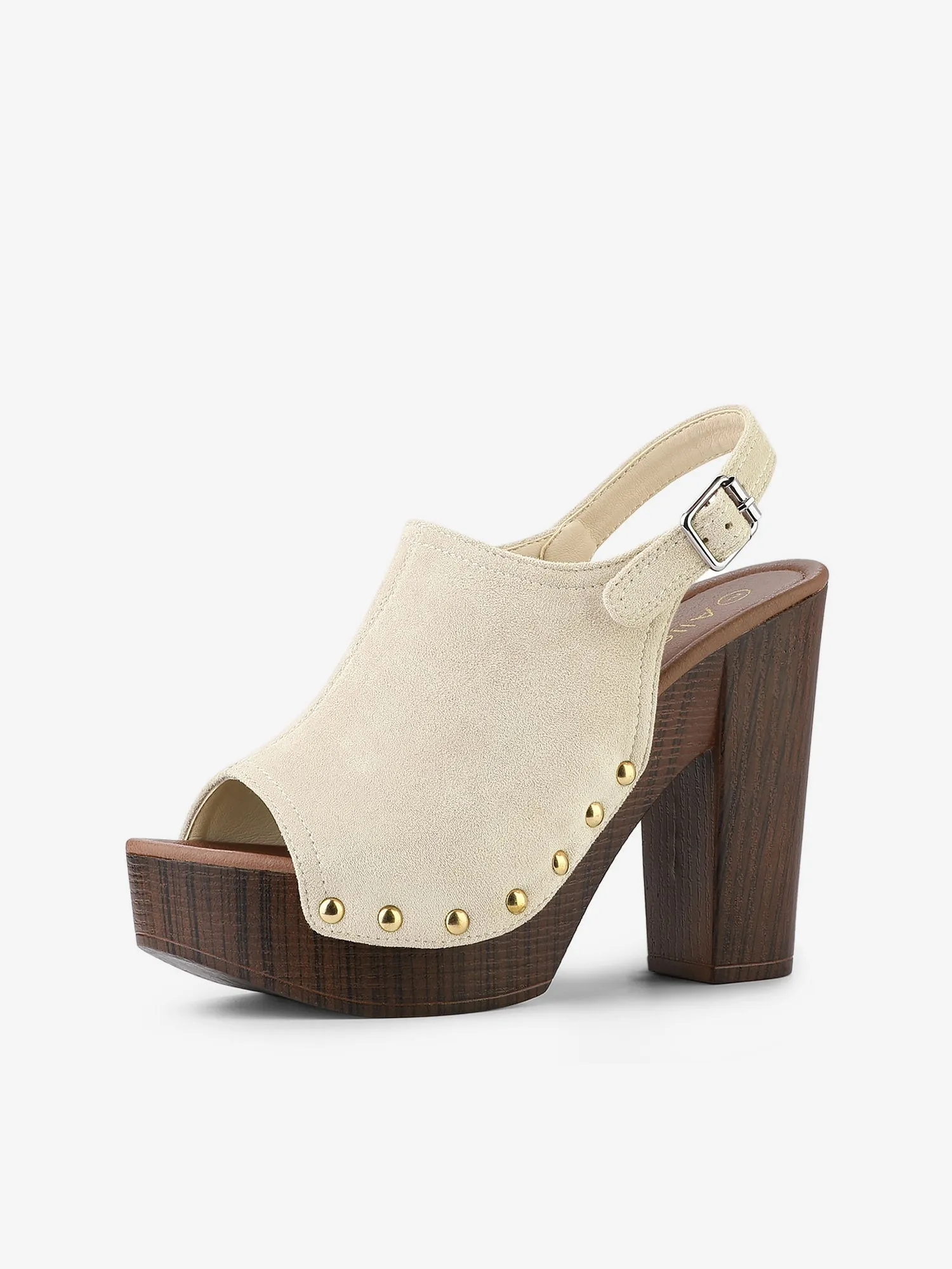 Open Toe Slingback Platform Chunky Heel Sandals sold by Allegra K